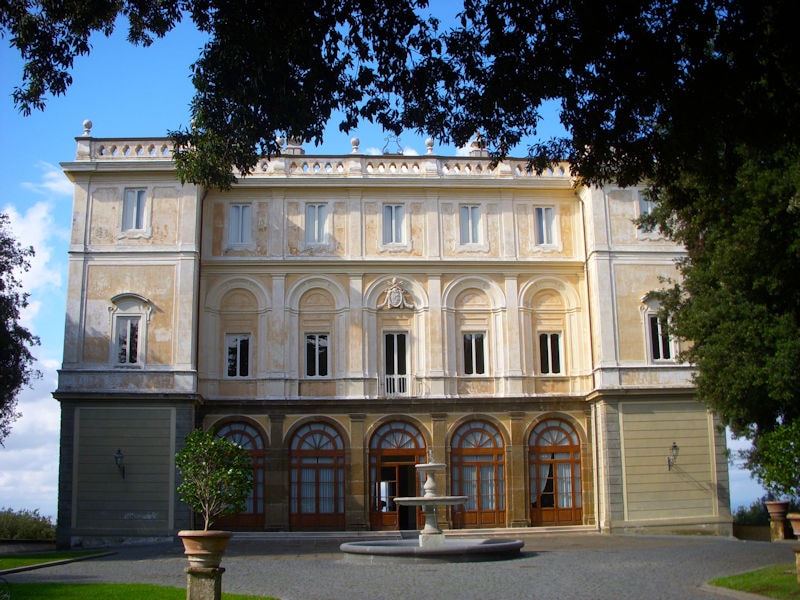 esterno della villa